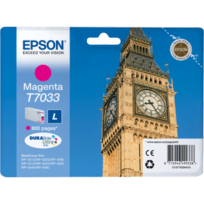 Cartus Imprimanta Epson MAGENTA C13T70334010 0,8K 10ML ORIGINAL WORKFORCE PRO 4000