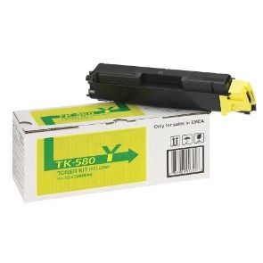 Toner imprimanta KYOCERA YELLOW TK-580Y 2,8K ORIGINAL FS-C5150DN