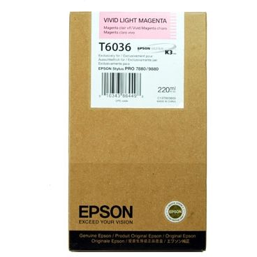 Cartus Imprimanta Epson VIVID LIGHT MAGENTA C13T603600 220 ML ORIGINAL STYLUS PRO 7880