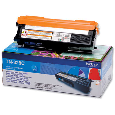 Toner imprimanta Brother TN-328C Cyan