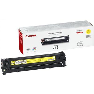 Toner imprimanta YELLOW CRG-716Y 1,5K ORIGINAL CANON LBP 5050