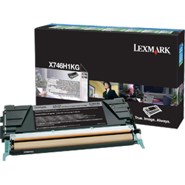 Toner imprimanta RETURN BLACK X746H1KG 12K ORIGINAL LEXMARK X746DE