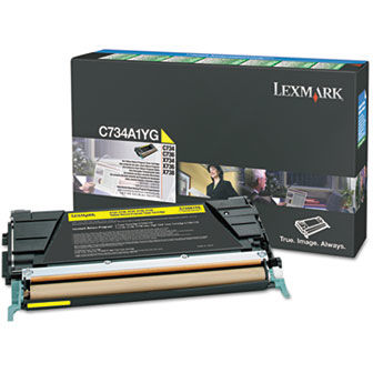 Toner imprimanta Lexmark RETURN YELLOW X748H1YG 10K ORIGINAL X748DE