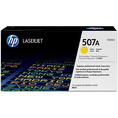 Toner imprimanta HP 507A Yellow