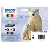 Epson MULTIPACK CMYK NR.26 C13T26164010 1X6,2ML, 3X4,5ML ORIGINAL XP-600