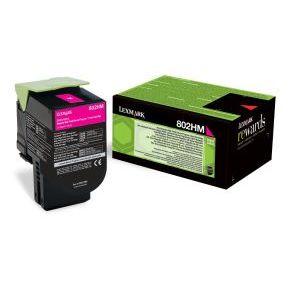 Toner imprimanta Lexmark 80C2HM0 Magenta Return