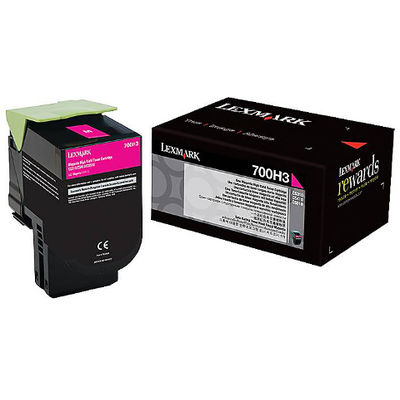 Toner imprimanta MAGENTA NR.700H3 70C0H30 3K ORIGINAL LEXMARK CS310N