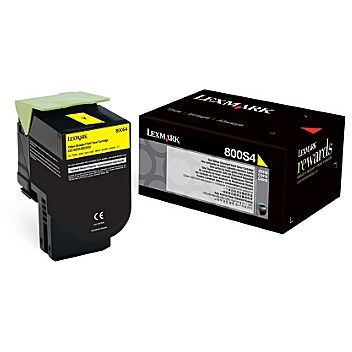 Toner imprimanta Lexmark YELLOW NR.800S4 80C0S40 2K ORIGINAL CX310N
