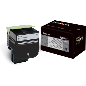 Toner imprimanta BLACK NR.700X1 70C0X10 8K ORIGINAL LEXMARK CS510DE