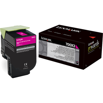 Toner imprimanta Lexmark MAGENTA NR.700X3 70C0X30 4K ORIGINAL CS510DE