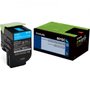 Toner imprimanta Lexmark 80C2SC0 Cyan Return