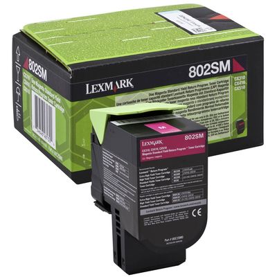 Toner imprimanta Lexmark 80C2SM0 Magenta