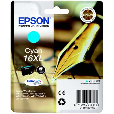 Cartus Imprimanta Epson CYAN NR.16XL C13T16324010 6,5ML ORIGINAL WF-2010W