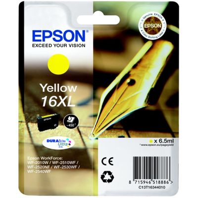 Cartus Imprimanta Epson YELLOW NR.16XL C13T16344010 6,5ML ORIGINAL WF-2010W