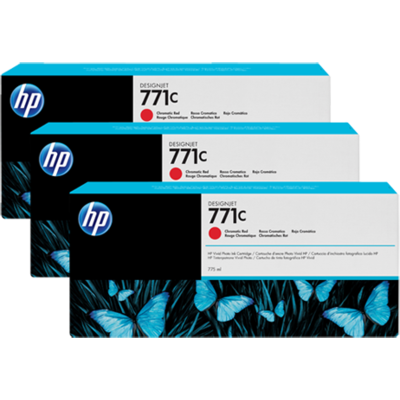 Cartus Imprimanta HP TRIPACK CHROMATIC RED NR.771C B6Y32A 3X775ML ORIGINAL , DESIGNJET Z6200