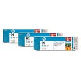 HP TRIPACK LIGHT CYAN NR.91 C9486A 3X775ML ORIGINAL , DESIGNJET Z6100