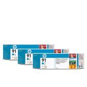 Cartus Imprimanta HP TRIPACK CYAN NR.91 C9483A 3X775ML ORIGINAL , DESIGNJET Z6100