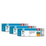 HP TRIPACK CYAN NR.91 C9483A 3X775ML ORIGINAL , DESIGNJET Z6100