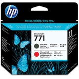 HP Printhead 771 Matte Black + Chromatic Red