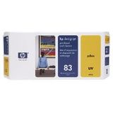 HP CAP IMPRIMARE si CLEANER YELLOW NR.83 C4963A ORIGINAL , DESIGNJET 5000