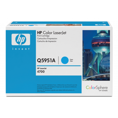 Toner imprimanta HP CYAN NR.643A Q5951A 10K ORIGINAL LASERJET 4700