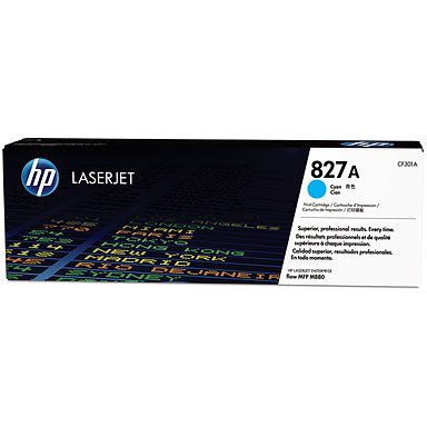 Toner imprimanta HP 827A Cyan