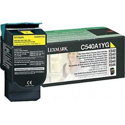 Toner imprimanta Lexmark YELLOW RETURN C540A1YG 1K ORIGINAL C540N
