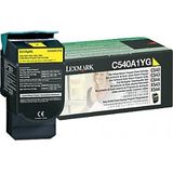 Lexmark YELLOW RETURN C540A1YG 1K ORIGINAL C540N