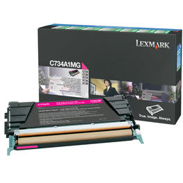 Toner imprimanta MAGENTA RETURN C734A1MG 6K ORIGINAL LEXMARK C734N