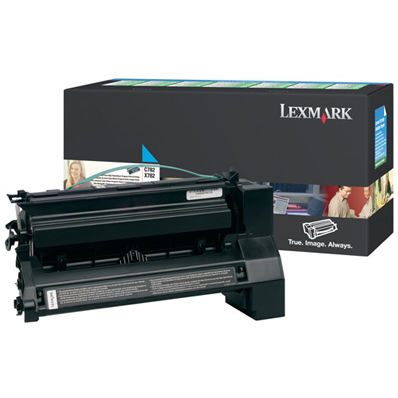 Toner imprimanta Lexmark CYAN RETURN C782X1CG 15K ORIGINAL C782N