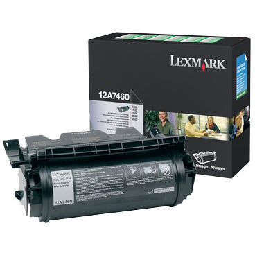 Toner imprimanta Lexmark 12A7460 Negru