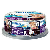 Philips DVD-R 4.7GB (25 buc. Spindle, 16x), printabil, 