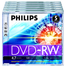 DVD-RW 4.7GB  Jewelcase, 4x,