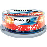 Philips DVD+RW 4.7GB (25 buc. Spindle, 4x) PHILIPS