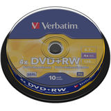 VERBATIM DVD+RW 4.7GB 4x Spindle 10 buc