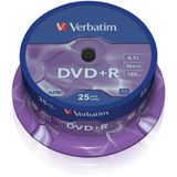 VERBATIM DVD+R 4.7GB 16x Matt Spindle 25 buc.
