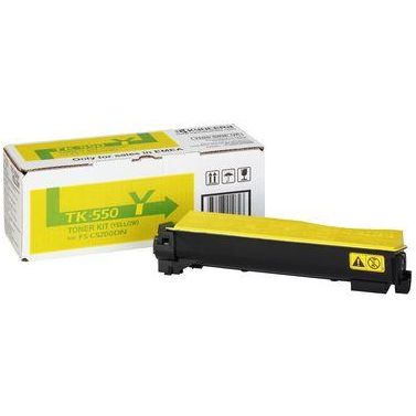 Toner imprimanta KYOCERA YELLOW TK-550Y 6K ORIGINAL FS-C5200DN