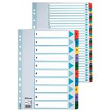 Esselte Separatoare cu index colorat laminat Esselte, 1-10 - Pret/set