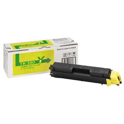 Toner imprimanta KYOCERA YELLOW TK-580Y 2,8K ORIGINAL FS-C5150DN