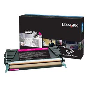 Toner imprimanta MAGENTA C746A2MG 7K ORIGINAL LEXMARK C746DN