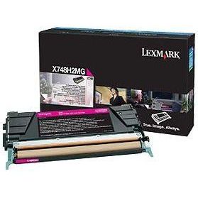 Toner imprimanta MAGENTA X748H2MG 10K ORIGINAL LEXMARK X748DE