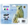 Cartus Imprimanta Epson MULTIPACK CMYK NR.26 C13T26164010 1X6,2ML, 3X4,5ML ORIGINAL XP-600