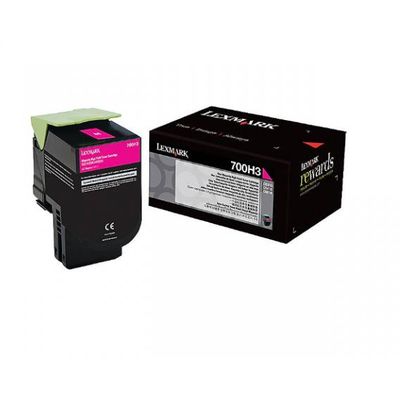 Toner imprimanta MAGENTA NR.700H3 70C0H30 3K ORIGINAL LEXMARK CS310N