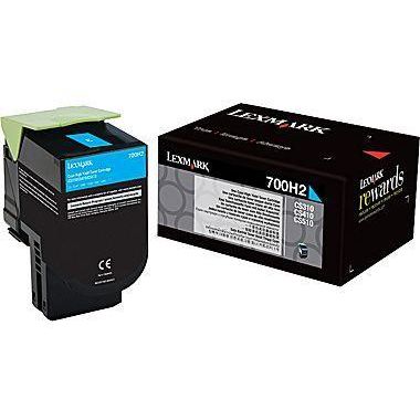 Toner imprimanta CYAN NR.700H2 70C0H20 3K ORIGINAL LEXMARK CS310N