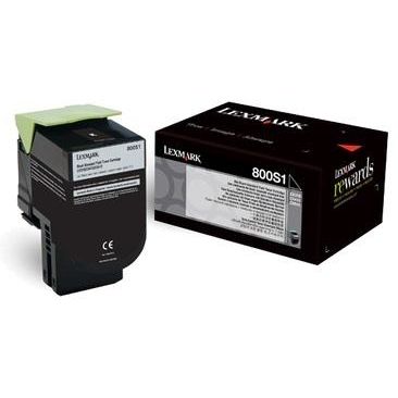 Toner imprimanta Lexmark BLACK NR.800S1 80C0S10 2,5K ORIGINAL CX310N