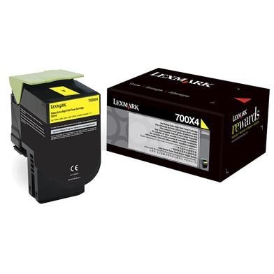 Toner imprimanta Lexmark YELLOW NR.700X4 70C0X40 4K ORIGINAL CS510DE