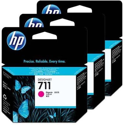 Cartus Imprimanta HP 711 Magenta Triple-Pack