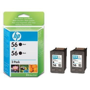 Cartus Imprimanta HP TWIN PACK  BLACK NR.56 C9502AE 2X19ML ORIGINAL DESKJET 450