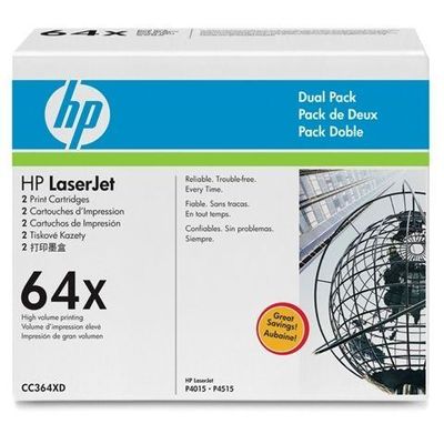 Toner imprimanta HP DUAL PACK NR.6 CC364XD (2XCC364X) 2X24K ORIGINAL LASERJET P4015N