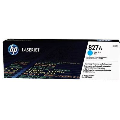 Toner imprimanta HP 827A Cyan